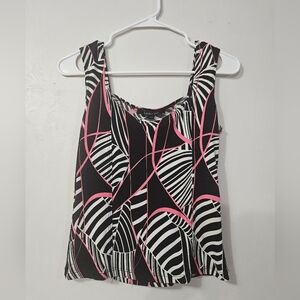 Laura Max Black And Pink Petite Tank Top!